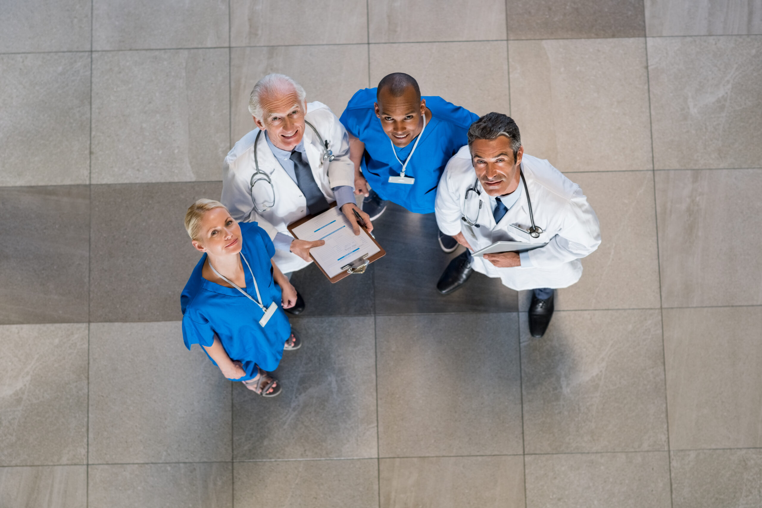 Cancer treatment in Germany: successful medical team coordinating oncology care