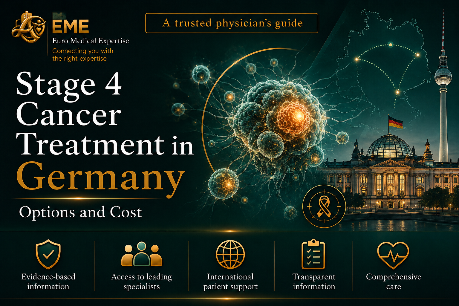 Stage 4 cancer treatment in Germany – options, specialist review and costs